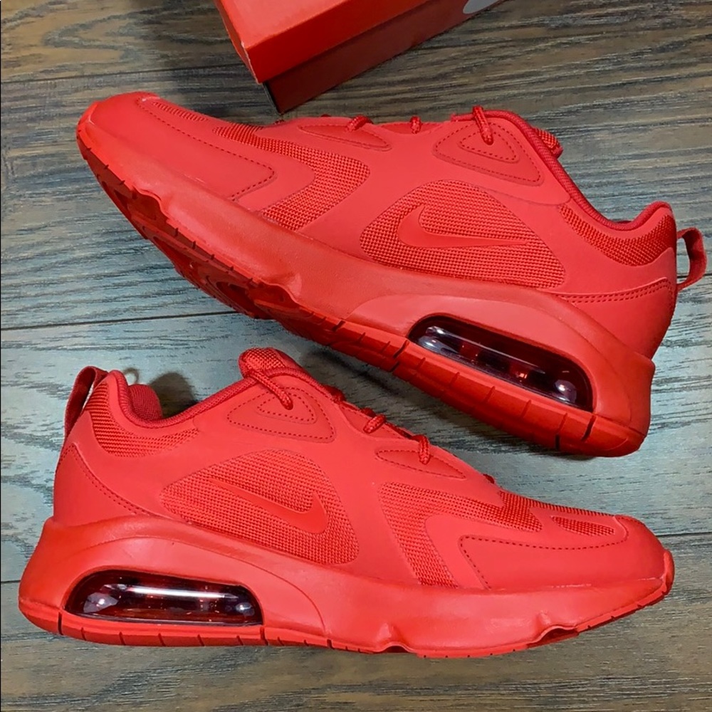 NIKE men’s AIR MAX 200 University Red - Picture 5 of 16